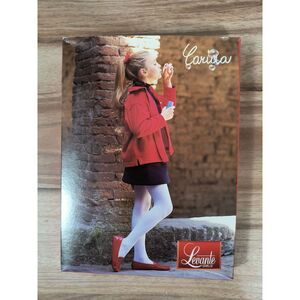 Levante Carina Girls Winter Weight Tights Black Size 8 Ages 7-9 Made in Italy